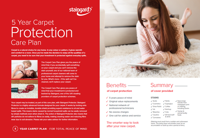 5 Year Carpet Protection Plan