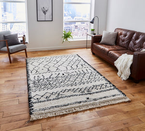 Boho 5402 Black/White - The Rug Quarter