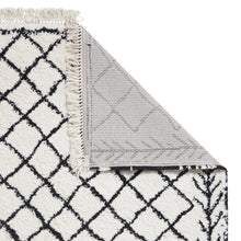 Load image into Gallery viewer, Boho 7043 White/Black - The Rug Quarter