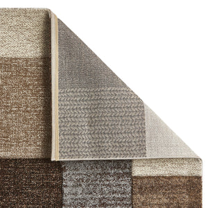 Brooklyn 21830 Beige/Grey - The Rug Quarter