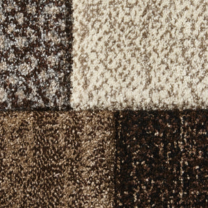 Brooklyn 21830 Beige/Grey - The Rug Quarter