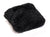 Single Sided Sheepskin Cushion Black 35 x 35 cm