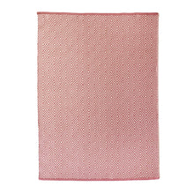 Load image into Gallery viewer, Hug Rug Woven Diamond Coral Pink