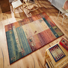 Load image into Gallery viewer, Gabbeh 217 X Beige/Blue/Red - The Rug Quarter