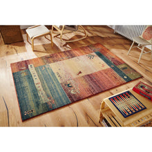 Load image into Gallery viewer, Gabbeh 217 X Beige/Blue/Red - The Rug Quarter