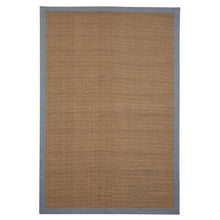 Load image into Gallery viewer, Chelsea Jute Rug with Cotton Grey Border - The Rug Quarter