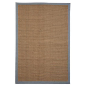 Chelsea Jute Rug with Cotton Grey Border - The Rug Quarter