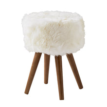 Load image into Gallery viewer, Natural Sheepskin Stool