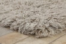 Load image into Gallery viewer, Natural Flokati Rug Grey, White &amp; Brown Mix - The Rug Quarter