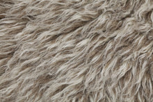 Load image into Gallery viewer, Natural Flokati Rug Grey, White &amp; Brown Mix - The Rug Quarter